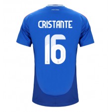 Italien Bryan Cristante #16 Hemmatröja EM 2024 Korta ärmar